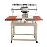 RENDGO 20x28 inch Dual Heat Press Machine, Pneumatic Heat Press Machine