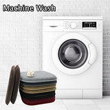 PAGGED Wine Red Foam Seat Cushions Kitchen Chairs Pads for Dining Chairs Non Slip Office Seat Cushions Washable