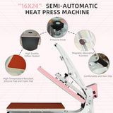 Heat Press Machine for T-Shirts: 2025 Upgraded 16x24 Auto Open Heat Press Slide-Out