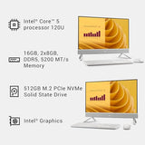 Dell 27" All-in-One Desktop, FHD, Intel Core 5 120U, Windows 11 Home