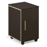 NBF Mobile File Cabinet Office Storage Pedestal with Locking Drawer, Tan