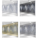 7-Piece Floor-to-Ceiling Black Room Divider Sn - Metal nding Partit for Bedroom, Office, CubicDecor, DIY Room Separat & Privacy Solut