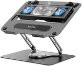 Metfut Laptop Cooling Pad with Detachable Fan & Cooler, Adjustable Height & Angle, 360 Rotation Base, Ultra-Quiet