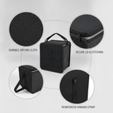 Syyavrrta 1 Pack Car Trash Can with Lid, Foldable Oxford Cloth Auto Garbage Bin