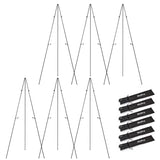 Nicpro Art Folding Easels for Display, 6 Pack 63 Inches Metal Floor