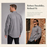 SRsafety Hi Vis FR Shirts for Men 7.0oz Flame Retardant Welding Work Shirt
