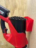 Leaf Blower Wall Mount for Milwaukee M18 Fuel - Compatible with 3017-20 & 3017-21 - Leaf Blower Wall Mount Holder Bracket for Garage Storage  (Red)