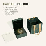 TOTWOO AI Smart Locket Necklace for Women, Tree of Life Memory Pendant with White Sapphire, Store Photos & Videos, AI Animated Picture Locket via App, Keepsake Gift for Couples Family Friends Pets