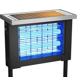 ZETAWALE Solar Bug Zapper Outdoor Mosquitos Zapper Solar Powered Bug Zapper Camping Fly Control for 2000 sq.ft Waterproof Fly Killer Solar Mosquito Zapper for Lawn and Back Yard (10FT Extension Cord)