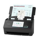 Wireless or USB High-Speed Cloud Enabled Invoices & Receipts Scanner, 100 Page Auto Document Feeder for Mac or PC