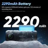 Insta360 X4 Standard Bundle - Waterproof 8K 360 Action Camera