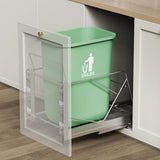 Pull-Out Garbage Holder, Under Sink Pull-up Kit with Soft-Close Slides, for Kitchen, Sink