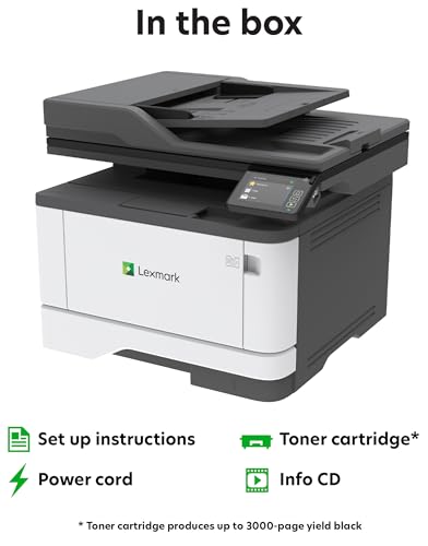 Cwc M4843 Printer Laser Monochrome MFP Printer with Touchscreen, Copier Scanner Printer ...