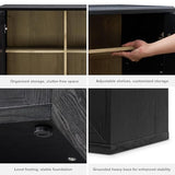 Mopio Blake 4 Piece Entertainment Center with Storage