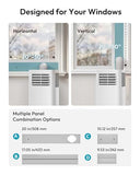 EUHOMY Portable Air Conditioners 14,000 BTU, 5-in-1 Portable AC Unit Up to 650 Sq.Ft. for Bedroom with Cool, Heat, Fan, Dehumidifier, Sleep, AC Units with LED Remote & 24H Timer, Installation Kits