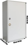 Key Storage Cabinet for 300-600 Keys - Wall-Mounted Steel Lock Box with Secure Lock - Ideal Key Management Solution for Home, Office & Business Security