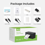 Bluetooth Thermal Shipping Label Printer, 4x6 Shipping Label Printer for Shipping Packages
