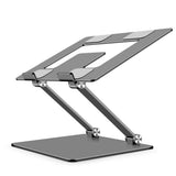 DTTLYQF Aluminum Laptop Stand Portable Folding Storage Enlarged Neck Guard Tablet(Gray)
