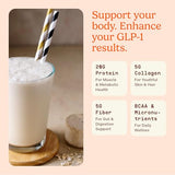 GLP-1 Supplement, Gut Health, Muscle Support, Fiber Protein Shake, Vanilla