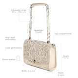 Cuadra Genuine Bovine Leather Shoulder Bag