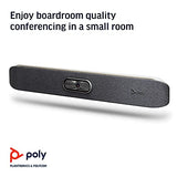 Poly Studio X30 4K Video & Audio Bar - All-in-One Conference System for Small Meeting Rooms | Works with Microsoft Teams, Zoom & More (Renewed)