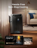 DREO Portable Air Conditioners, 14000 BTU ASHRAE (10,000 BTU DOE) Smart AC Unit for Room with Drainage-free Cooling, APP/Voice/Remote, Fan & Dehumidifier, Quiet Standing AC for Bedroom, AC516S New