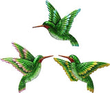 Voumsil Metal Hummingbird Wall Art Outdoor Hummingbird Decor Metal Fence Decorative Hummingbird Wall Hanging Decor Hand-made for Bird Bedroom Garden Patio Porch Fence 10 Inch…
