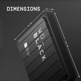 WD_Black 6TB P10 Game Drive, Portable External Hard Drive, Works with PlayStation