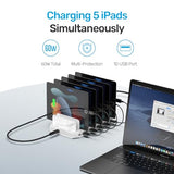 【10PCS】 Unitek 10-Port Charging Station, Fast Charger Dock for Multi-Device