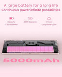 2026 Pink Laptop, Pentium Gold 6500Y Processor(Up to 3.4 GHz),8GB RAM 256GB SSD,15.6 Inch FHD IPS Display
