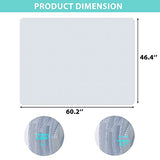 Office Chair Mat for Low Pile Carpet with Lip, Heavy Duty Floor Mats PVC Carpet Protector for Home Office