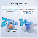Anycubic Kobra 4 Combo FDM 3D Printer, 65℃ Active Drying with ACE 2 Pro