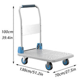 Trolleys, Push Cart Dolly, with Universal Wheels, Suitable for Hospitals