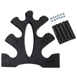 SquEqu Neoprene Dumbbell Rack Hand Weights Bracket Display Storage Stand Organizer Lightweight Plastic Assemble 6 Position Holder for Hand Weight Dumbbells 1LB-15LBS Gym Fitness SquEqu