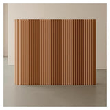 Foldable Kraft Paper Room Divider - Freestanding Privacy Partition Screen