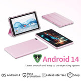 Android 15 Tablet with Case, 7 Inch 8GB RAM+32GB ROM/ 1TB Expandable Computer