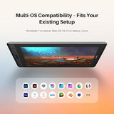 HUION Kamvas Pro 16 Drawing Tablet with Screen,120% sRGB, Touch Bar,15.6"