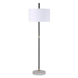 Renwil Wroxton 71" Length Floor Lamp, Matte Black