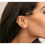 The Diamond Deal IGI Certified .50ct to 5.00 Carat Round Brilliant Lab-Grown Diamond 3-Prong Stud Earrings