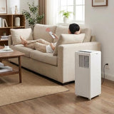 2Pcs 8,000 BTU Portable Air Conditioner, 3-in-1 AC Unit with Dehumidifier & Fan, Cools up to 350 Sq.Ft, Portable AC Unit with Remote Control & 24H Timer, Quiet Operation, Installation Kit, White
