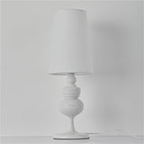 Luescheo Table Lamp with Cloth Shade Bedside Lamp Desk lamp
