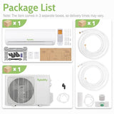 Hykolity 24,000 BTU Wifi Enabled Mini Split Air Conditioner & Heater