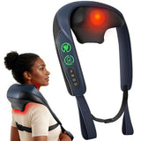 COMFIER FSA Eligible HSA Shiatsu Neck Massager with Graphene Heat, Cordless Neck and Shoulder Massager for Pain Relief Deep Tissue