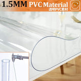 Clear Chair Mat for Hard Floor,1.5mm Plastic Floor Protector for 0ffice Chair