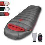 BUERTS Down Sleeping Bags for Adults, Premium 680FP Down Fill Backpacking Sleeping Bag for Cold Weather for Camping, Hiking and Traveling, Comes with Compression Sack.