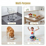 Office Chair Mat for Hardwood Office Chair Mat for Carpet 12 24 36 48 52 64 72 in Clear PVC Desk Mats for Carpet Heavy Duty