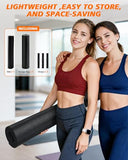 Rendpas Large Exercise Mat for Home Gym & Garage Flooring- 6'x4' /7'x5'/10'x6' (8mm), Non-Slip, High-Density & Shoe-Friendly