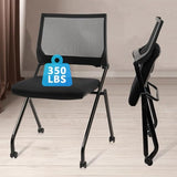 CLATINA Stackable & Foldable Conference Room Chairs, Waiting Room Chairs