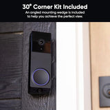 WYZE Wireless Duo Cam Video Doorbell (Chime Included), Battery Powered, 2K Full HD Video