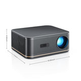HAPPRUN 2000 ANSI 4K Decoding Projector with WiFi and Bluetooth, Auto Focus